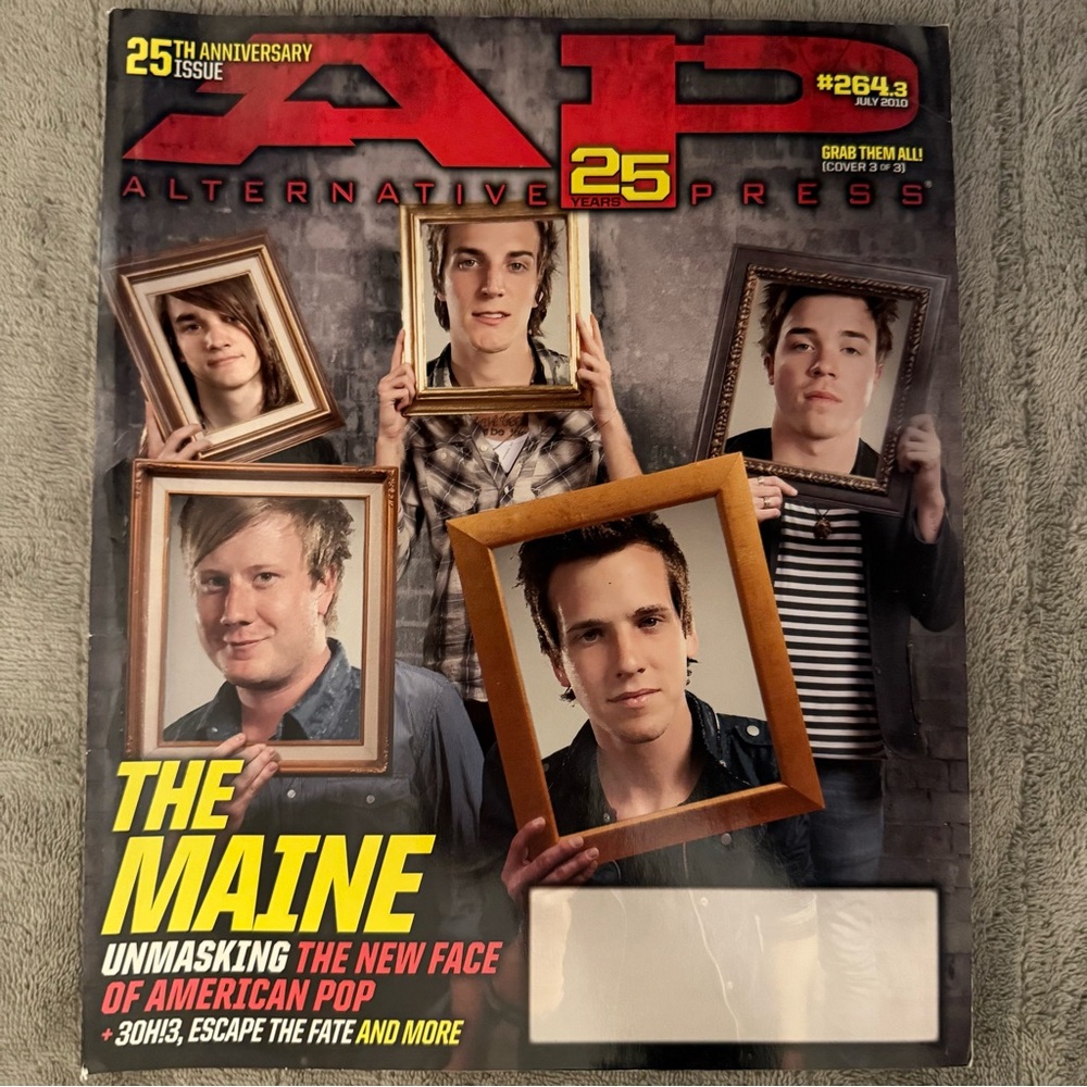 Alternative Press Magazine - The Maine Cover